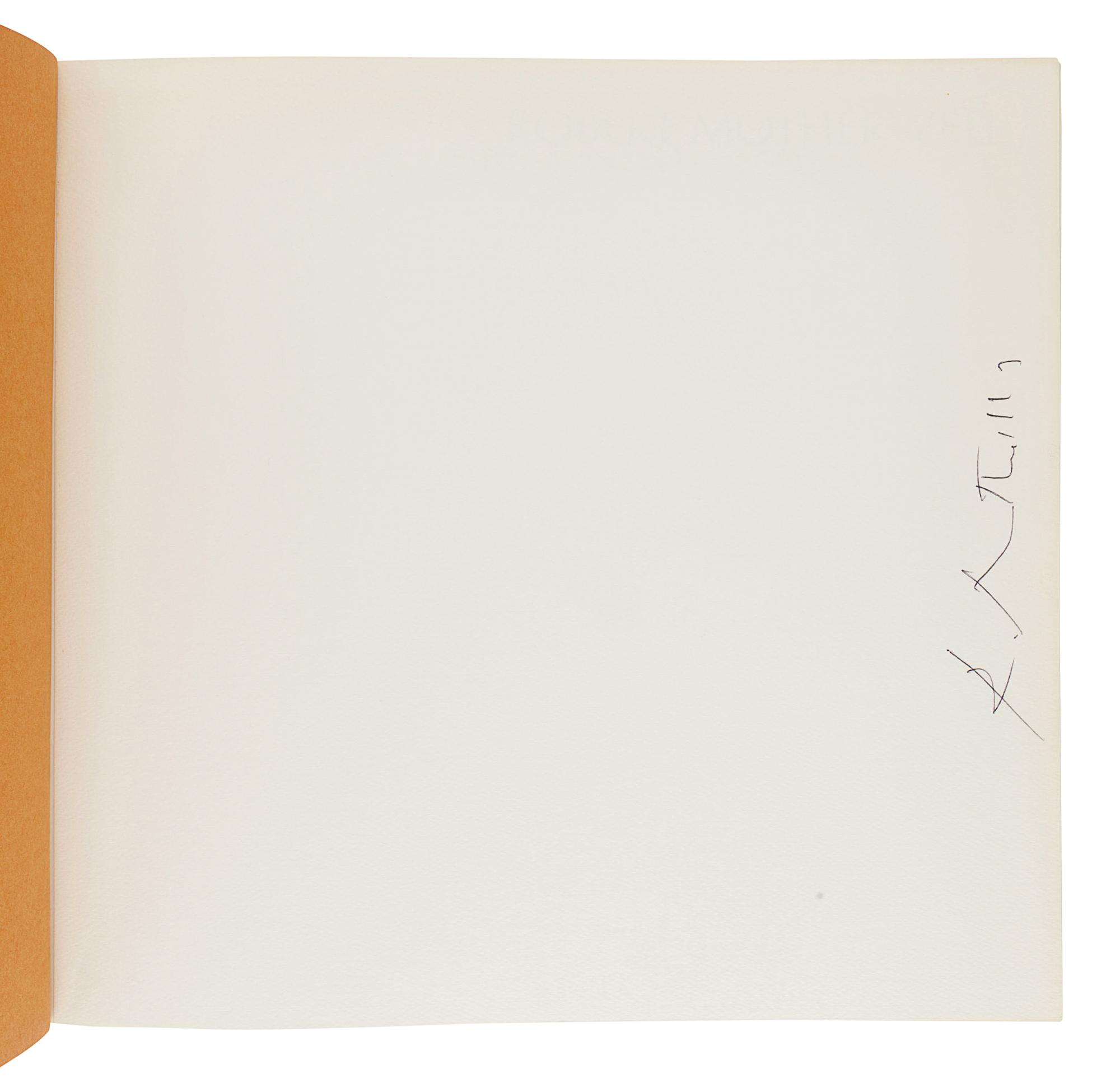 [MOTHERWELL, Robert (1915-1991)]. ARNASON, H.H. Robert Motherwell. New York: Harry N. Abrams, Inc., 1977.
