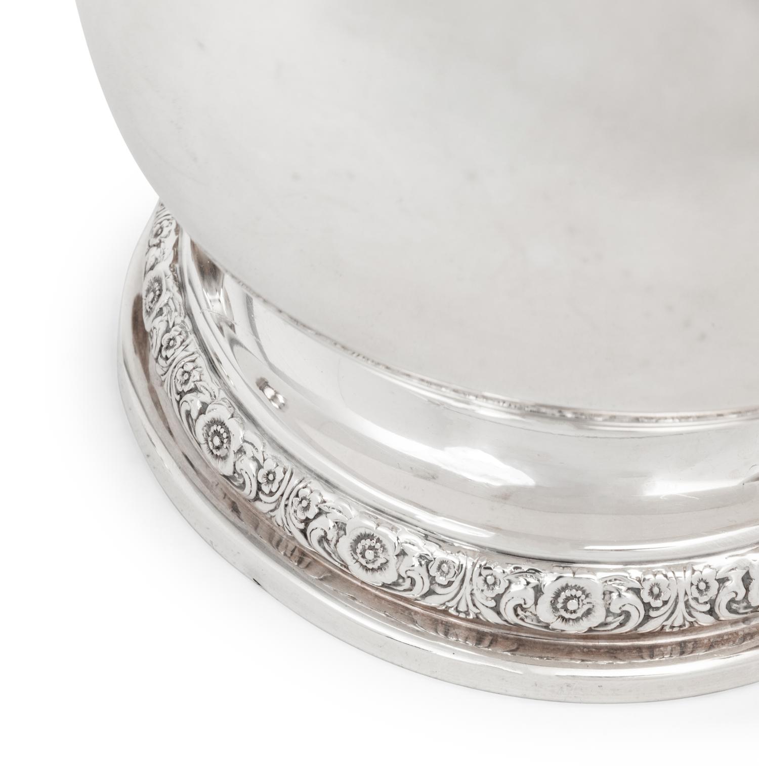 An American Silver Three-Piece Coffee Service
