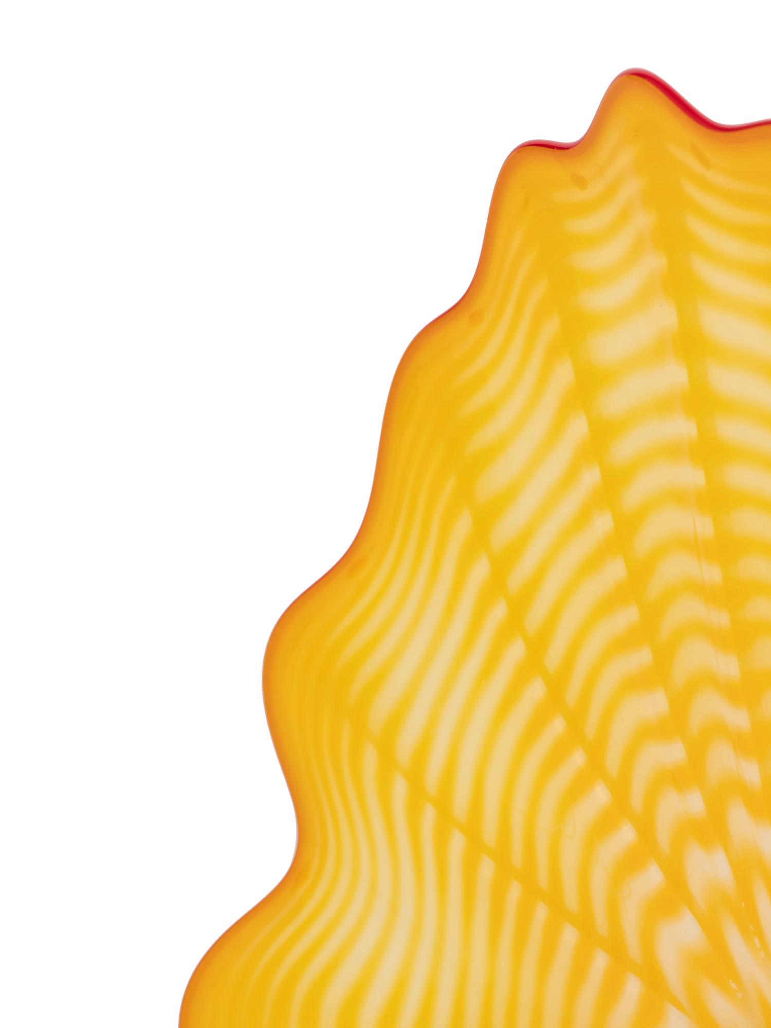 Yellow Persian Seaform with Red Lip Wrap, 1996 Portland Press Editions, USA