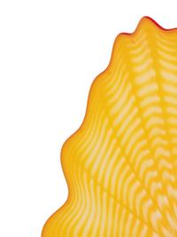 Yellow Persian Seaform with Red Lip Wrap, 1996 Portland Press Editions, USA