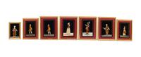 Seven Framed Pietra Dura Plaques