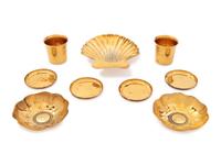 Nine American Silver-Gilt Table Articles