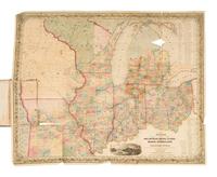 [COLTON, Joseph Hutchins (1800-1893), publisher], and John Calvin SMITH. The Western Tourist and Emigrant's Guide, with a Compendious Gazetteer of the States of Ohio, Michigan, Indiana, Illinois, and Missouri, and the Territories of Wisconsin, and Iowa . New York: J.H. Colton, 1839.