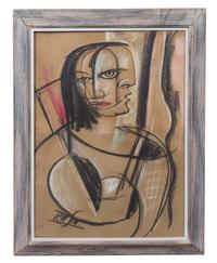 Artist Unknown, (20th Century), Untitled, (Abstract Faces)