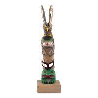 Painted Model Totem Pole