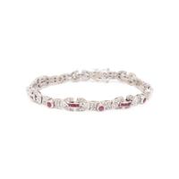 RUBY AND DIAMOND BRACELET