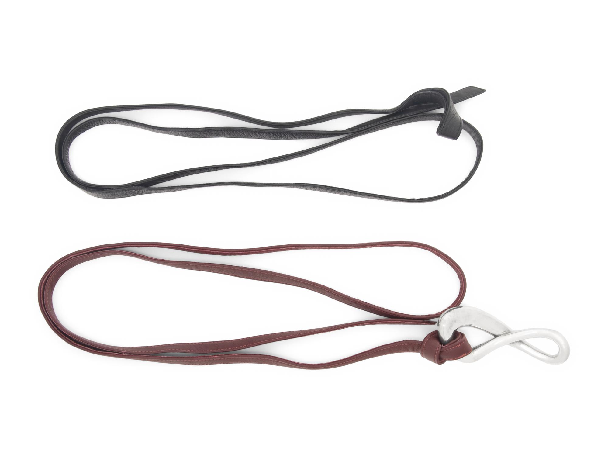 Elsa Peretti Infinity Loop Buckle & Leather Belts