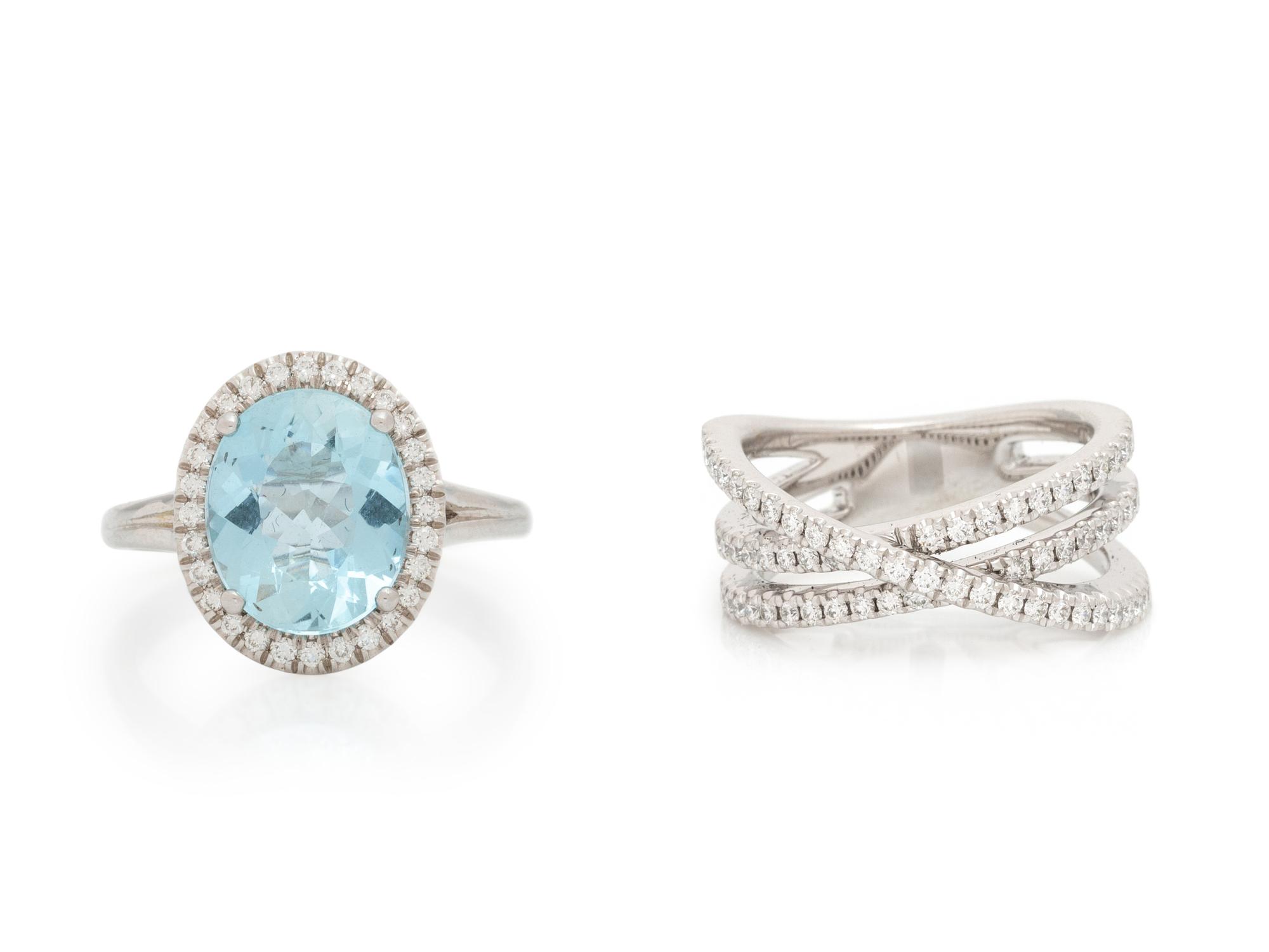 COLLECTION OF DIAMOND RINGS