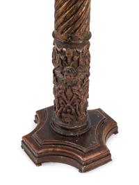 An Italian Giltwood Column