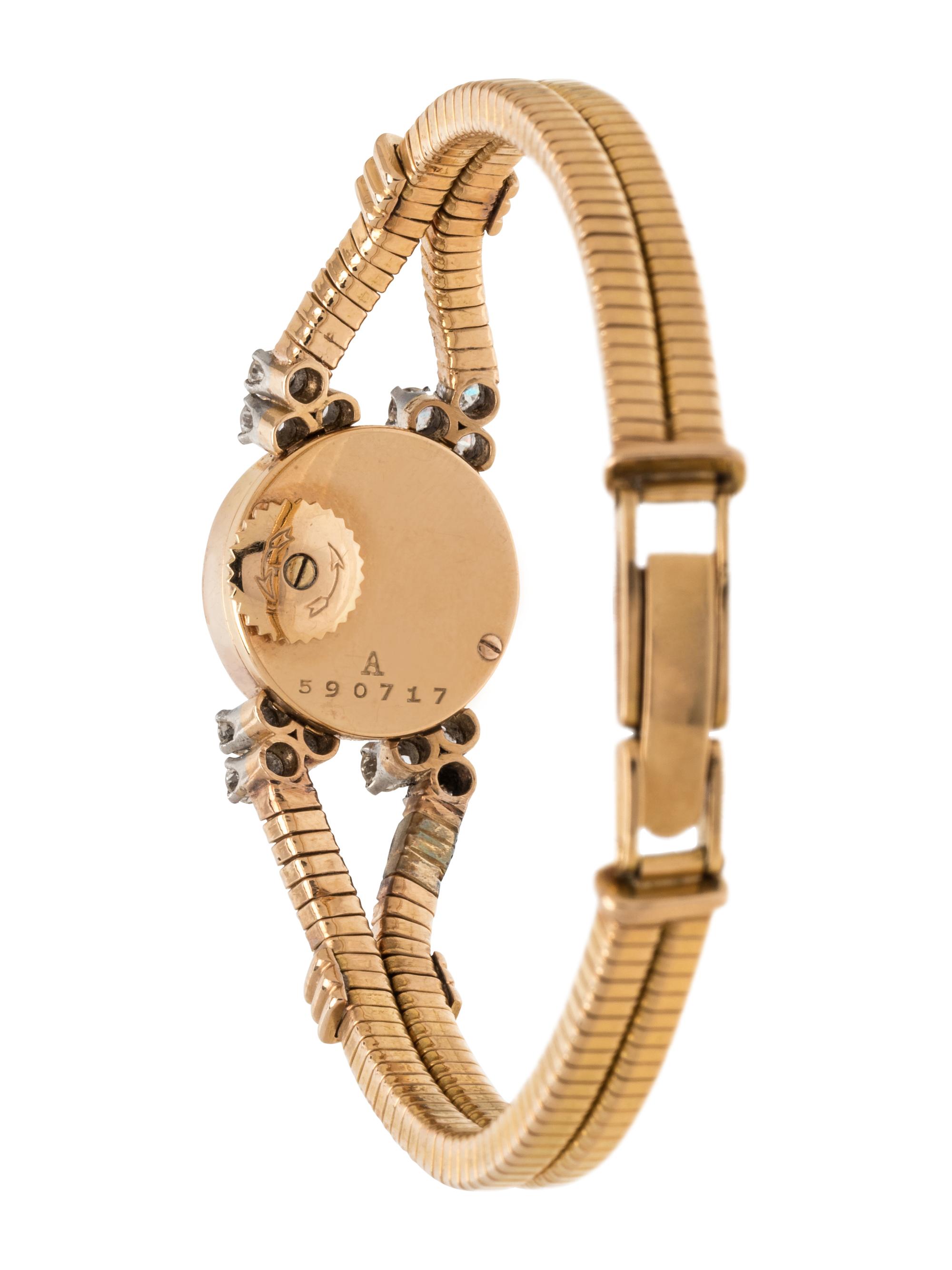 JAEGER-LeCOULTRE, 18K YELLOW GOLD AND DIAMOND WRISTWATCH