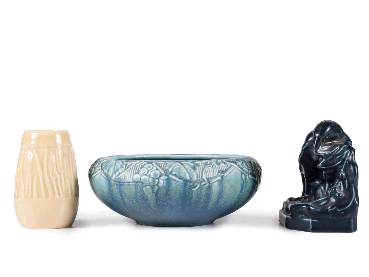 Three Rookwood Pottery Table Articles