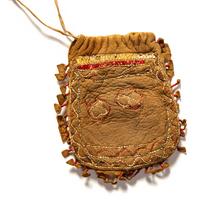 Great Lakes Quilled Drawstring Pouch