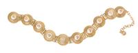 A Gianni Versace Medallion Link Belt, 34" length; Medallions: 2.5" x 3".