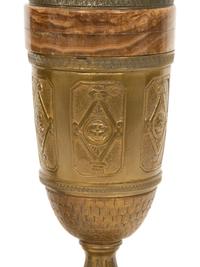 A Pair of Continental Gilt Bronze and Onyx Urns