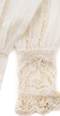 Collection of Four Sleeves, One Shawl, and One Dickey, 1840-90