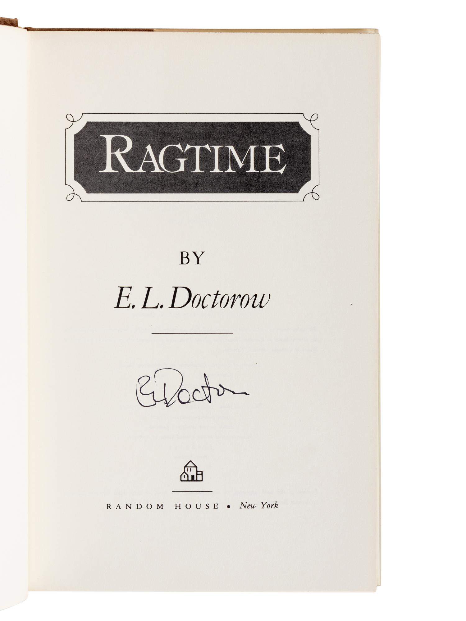 DOCTOROW, Edgar Lawrence (1931-2015). A group of 5 works by Doctorow, MOST FIRST EDITIONS, MOST SIGNED, comprising: