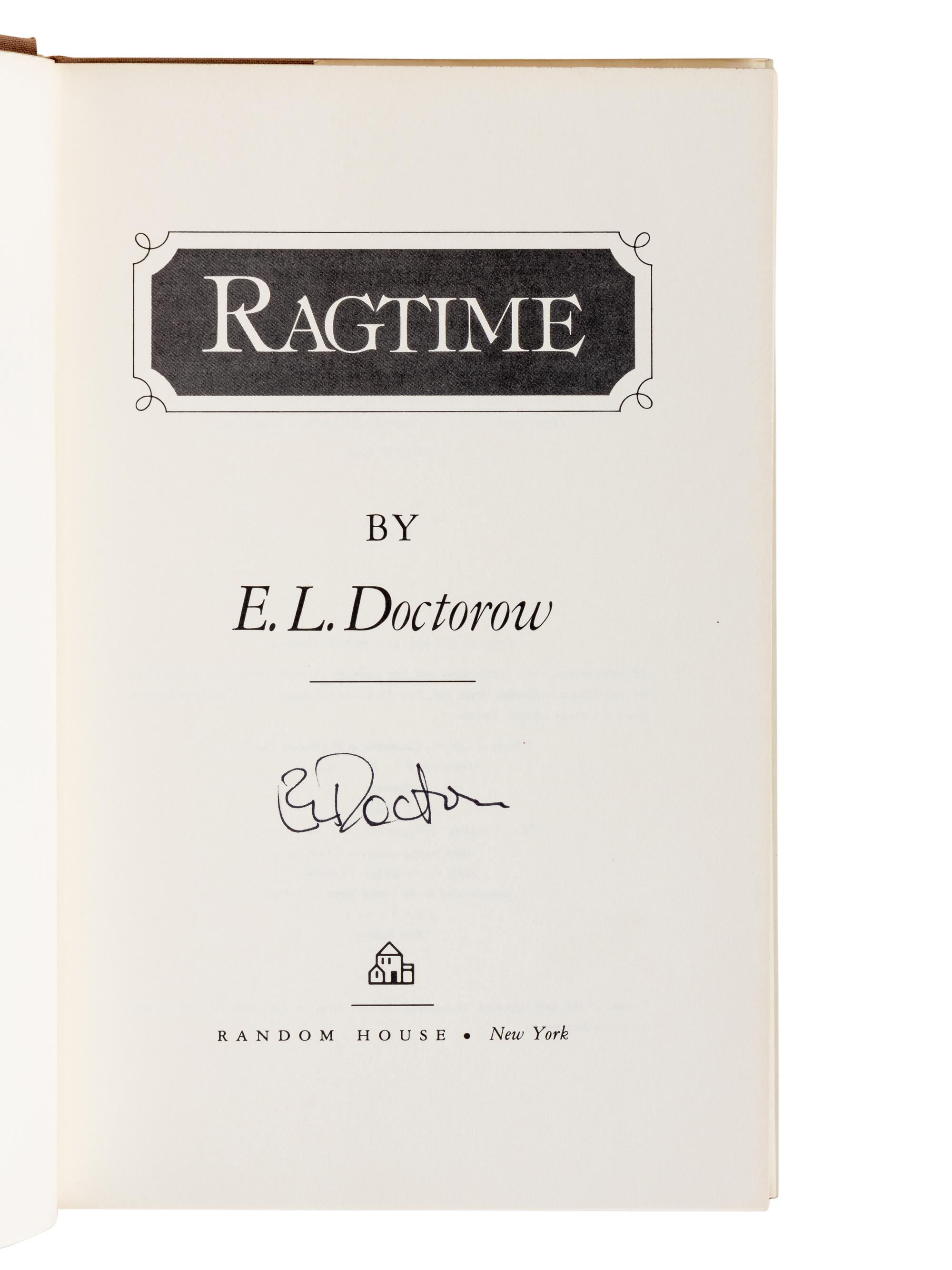 DOCTOROW, Edgar Lawrence (1931-2015). A group of 5 works by Doctorow, MOST FIRST EDITIONS, MOST SIGNED, comprising: