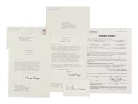 REAGAN, Ronald (1911-2004). Typed letter signed as President (“Ronald Reagan”), to Henry Kissinger. Washington D. C., 17 May 1983.