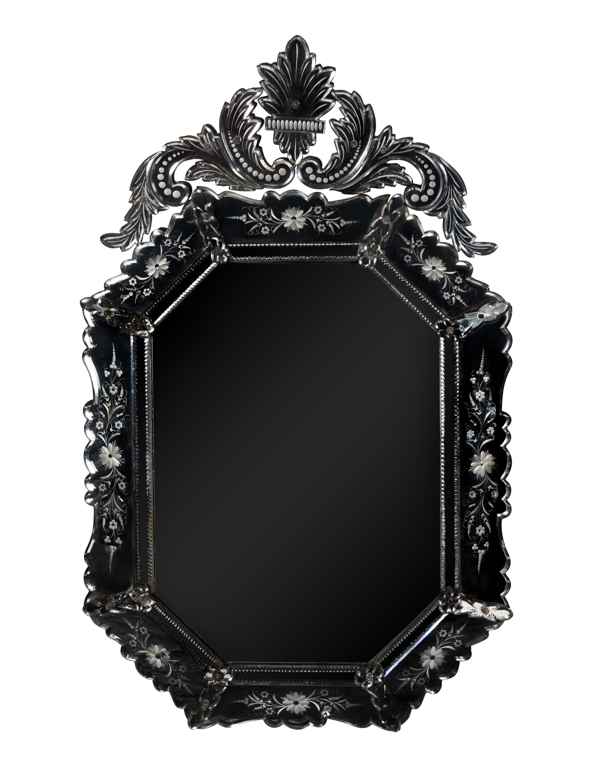 A Venetian Glass Mirror