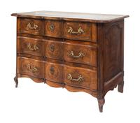 A Provincial Louis XV Walnut Commode