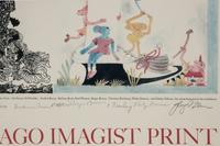 Chicago Imagist Print Exquisite Corpse