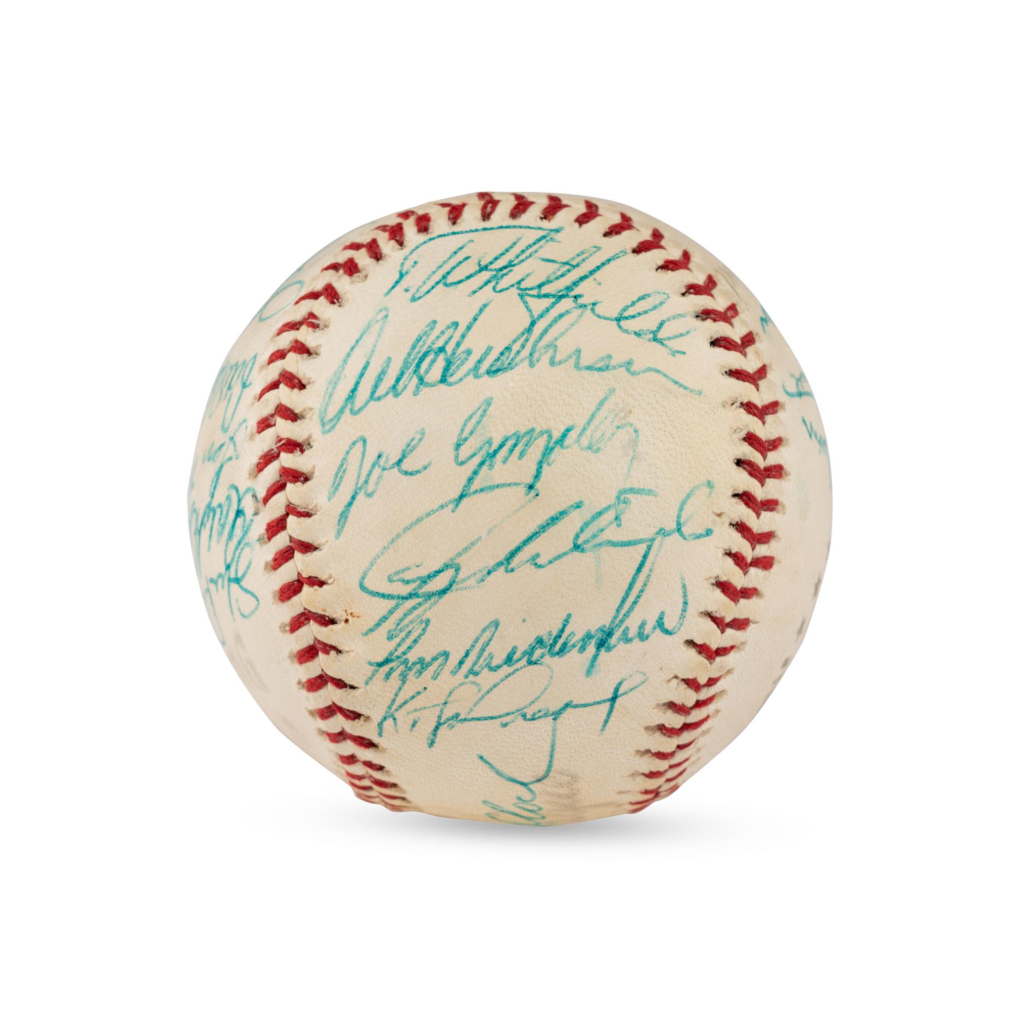 A 1985 Los Angeles Dodgers Team Signed Autograph Baseball (Beckett Authentication Services)