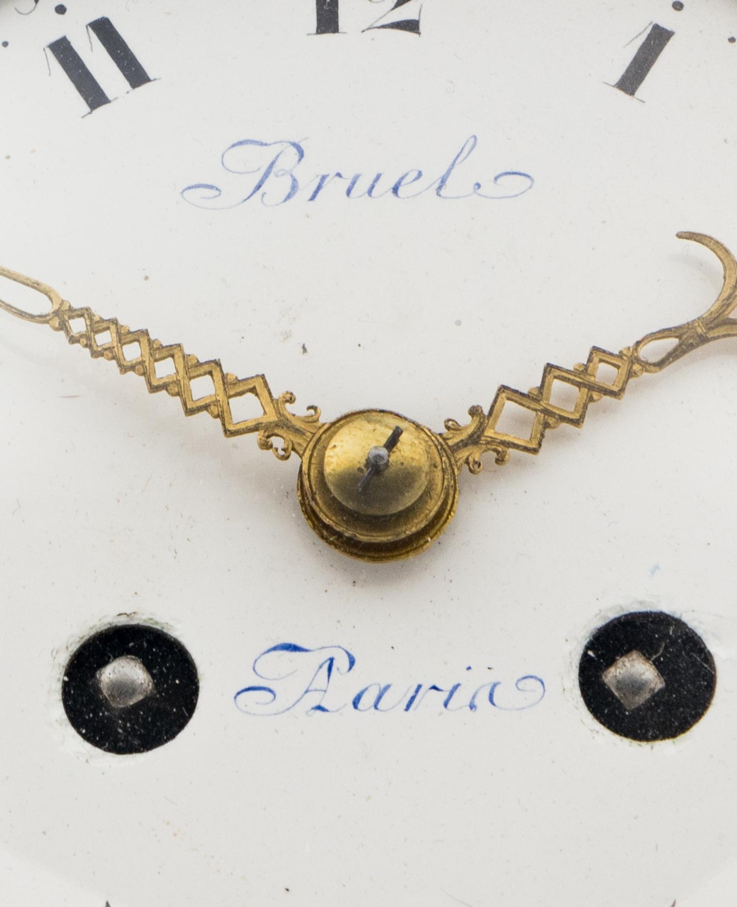 A Louis XVI Gilt Bronze Wall Clock