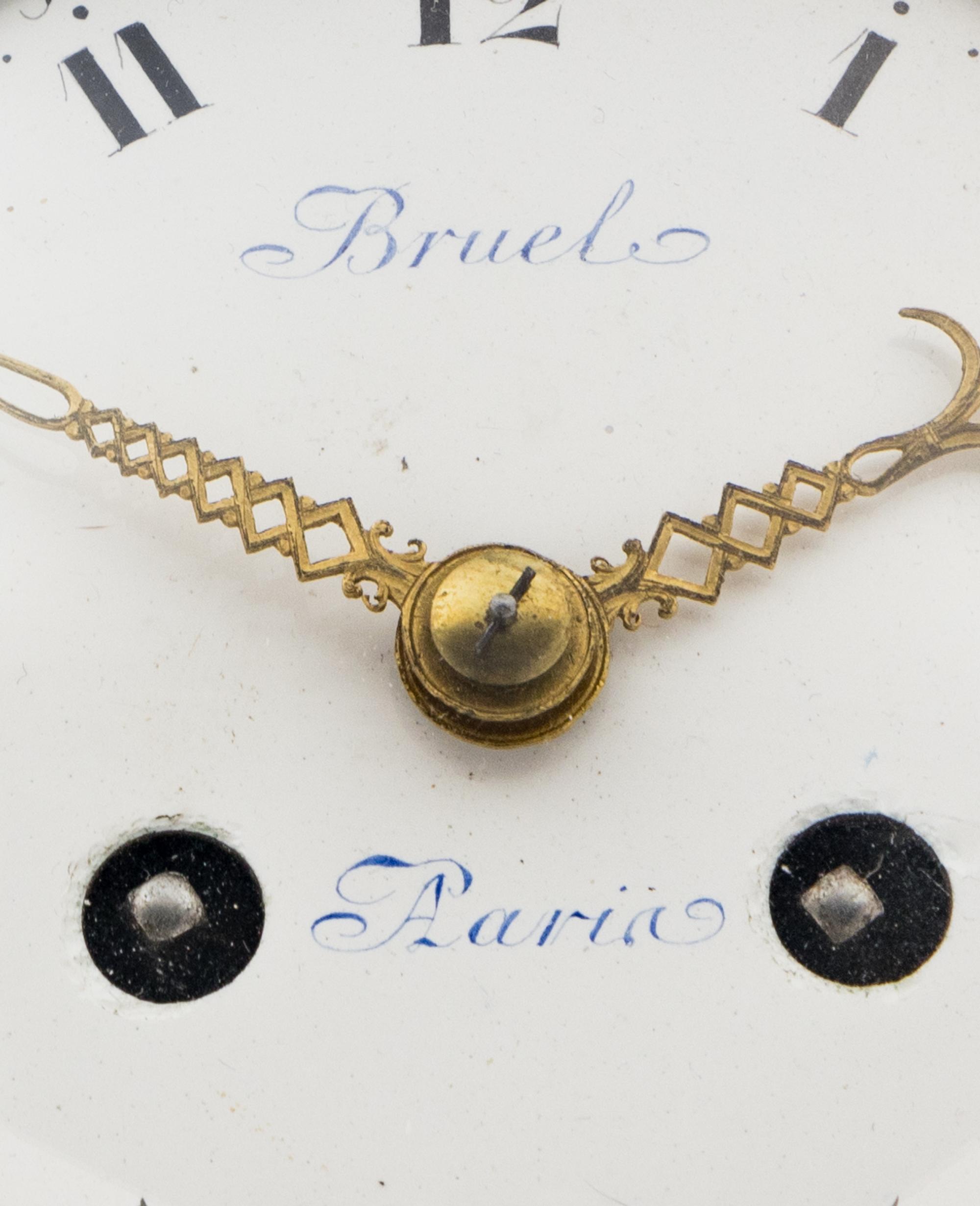 A Louis XVI Gilt Bronze Wall Clock