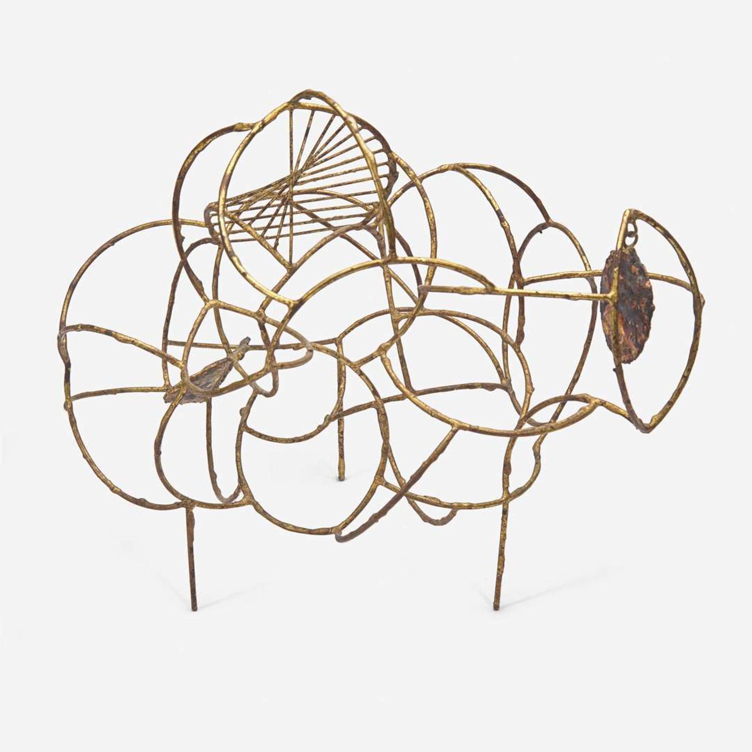 Harry Bertoia (American, 1915-1978) Bent Wire Sculpture