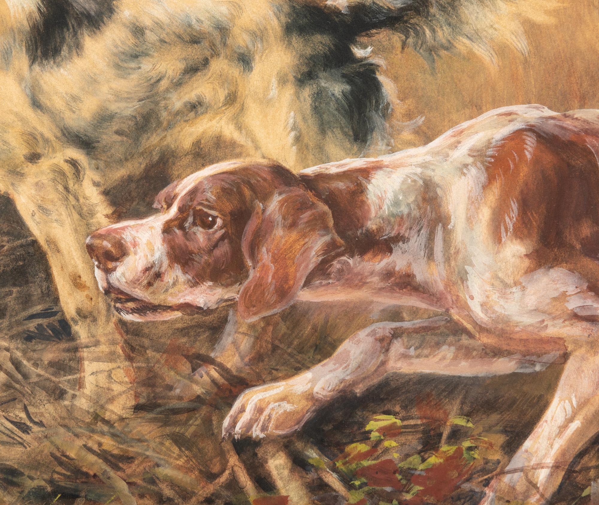 Two Hunting Dogs