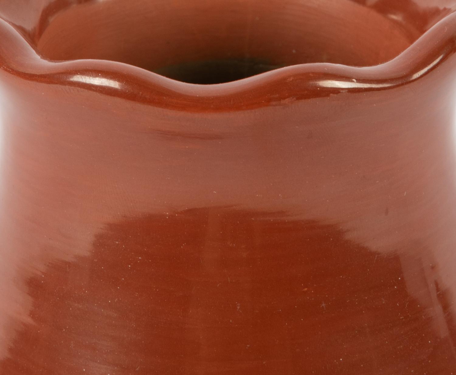 Redware Pottery Vase