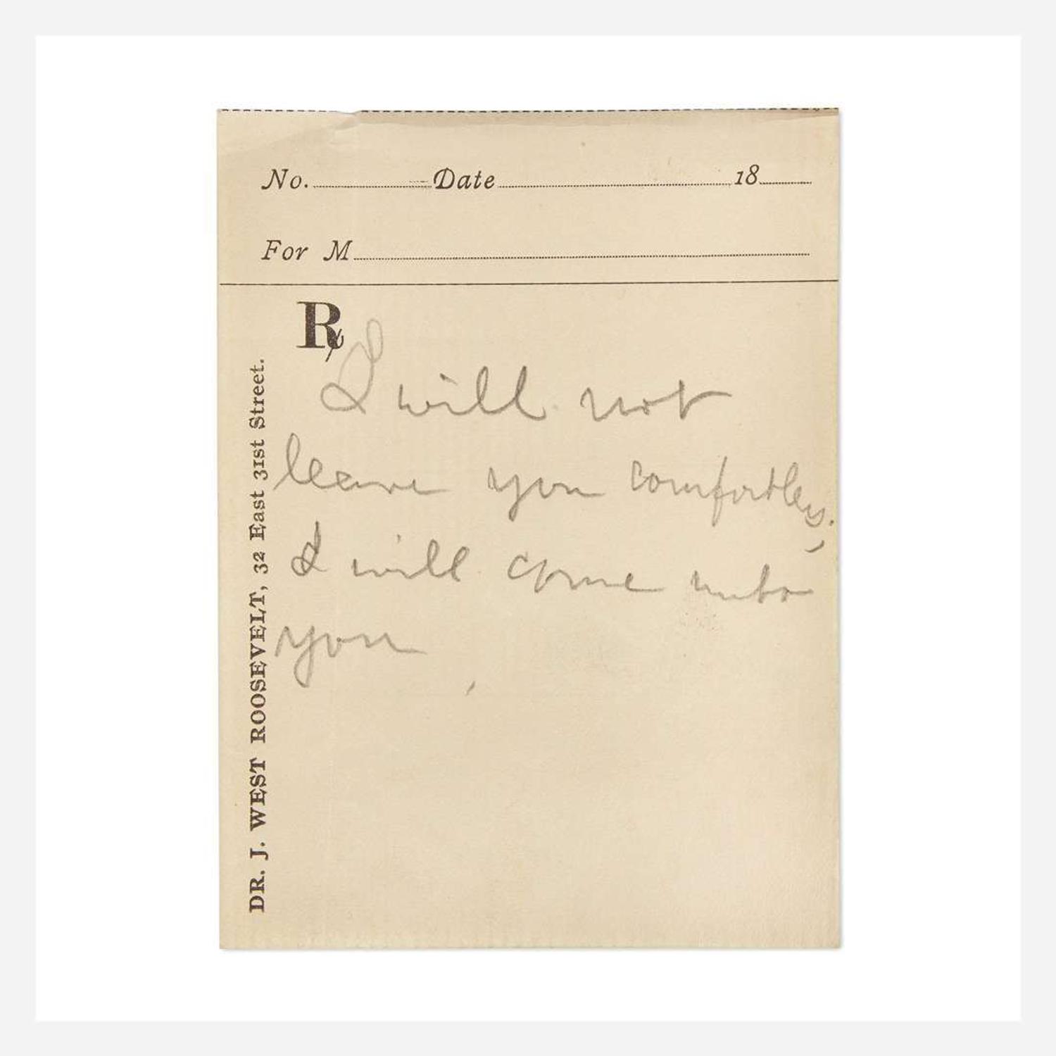 [Americana] [Roosevelt, Theodore] The Holy Bible, Containing the Old and New Testaments...