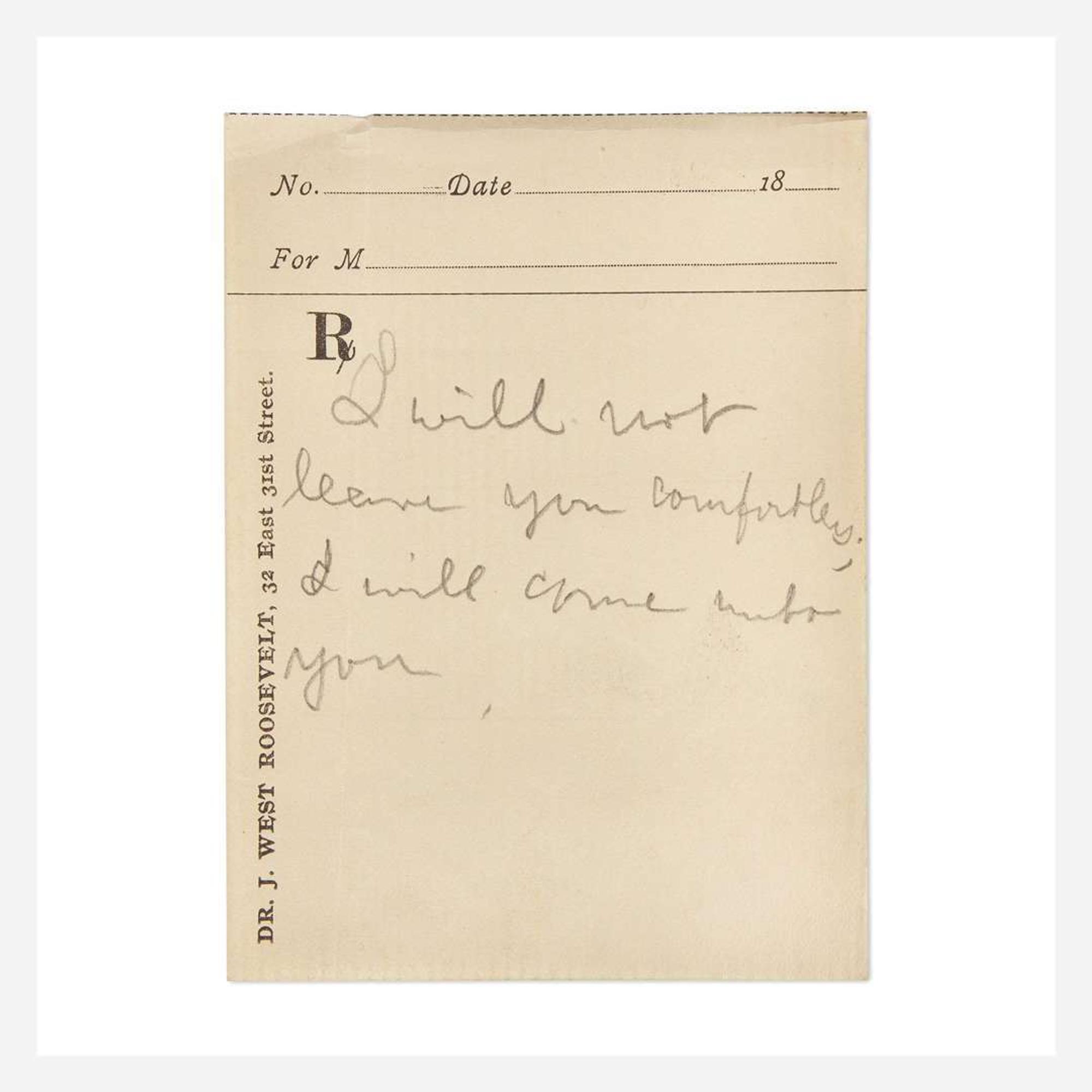 [Americana] [Roosevelt, Theodore] The Holy Bible, Containing the Old and New Testaments...