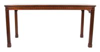 A Chinese Chippendale Style Console Table Height 29 1/4 x width 60 x depth 30 inches. — 20TH CENTURY