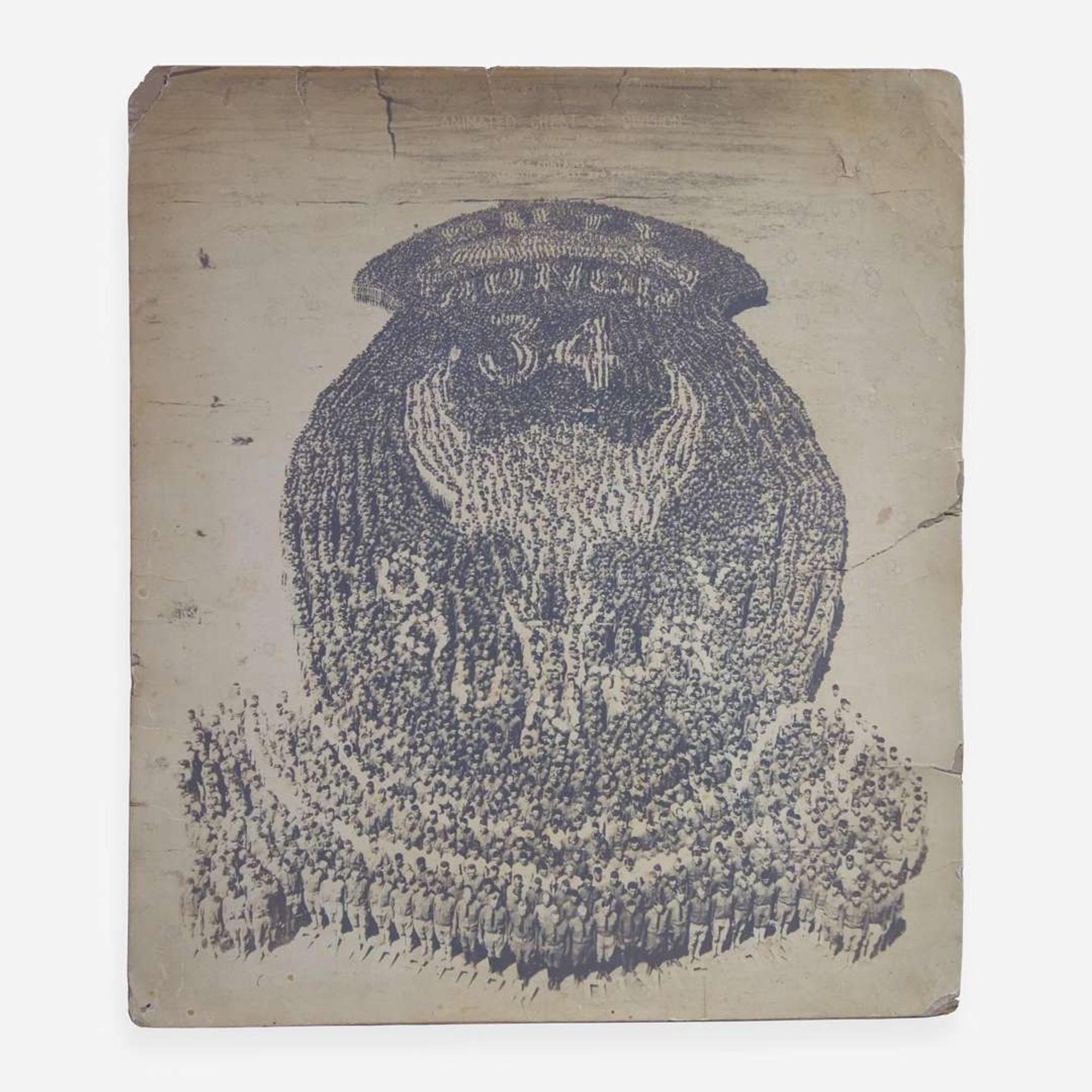 [Americana] Mole, Arthur, and John Thomas, et al. Group of 10 “Living Insignia” Photographs
