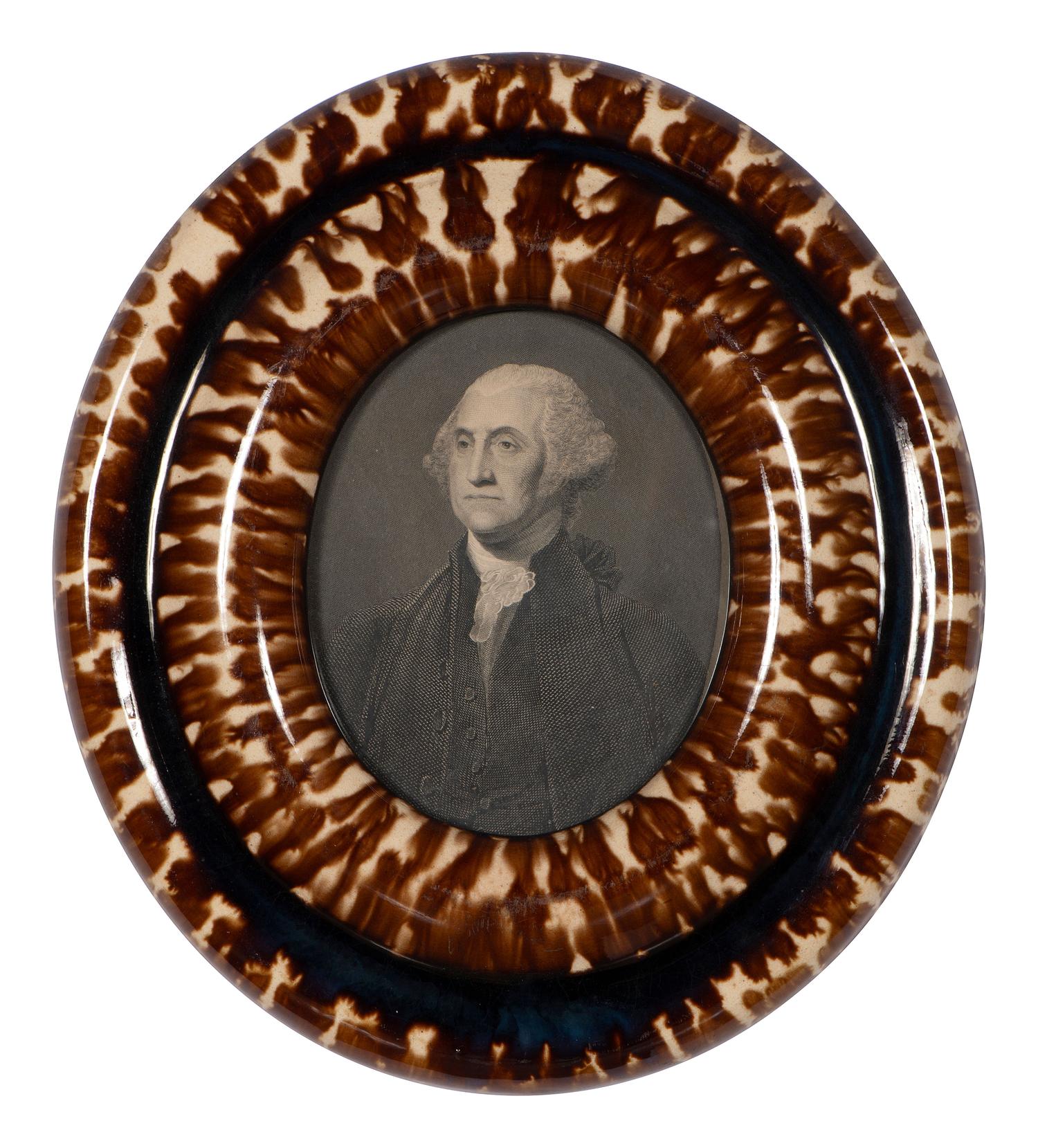 A Pair of Flint Enamel Glaze Frames