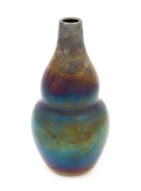 An Italian Iridescent Glass Vase, Carlo Scarpa (1906-1978) Height 9 inches.
