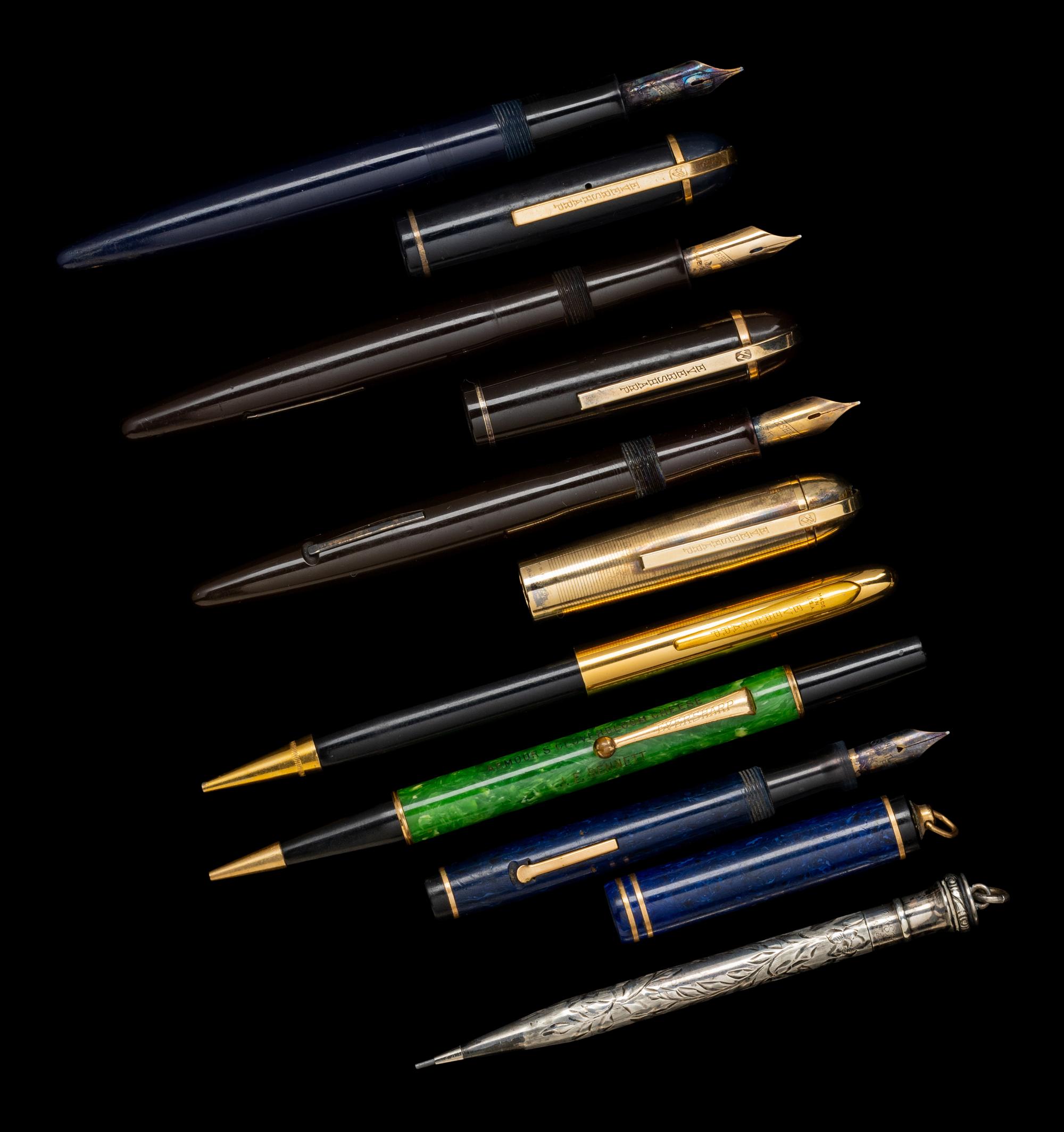 A Set of Seven Wahl-Eversharp Writing Instruments