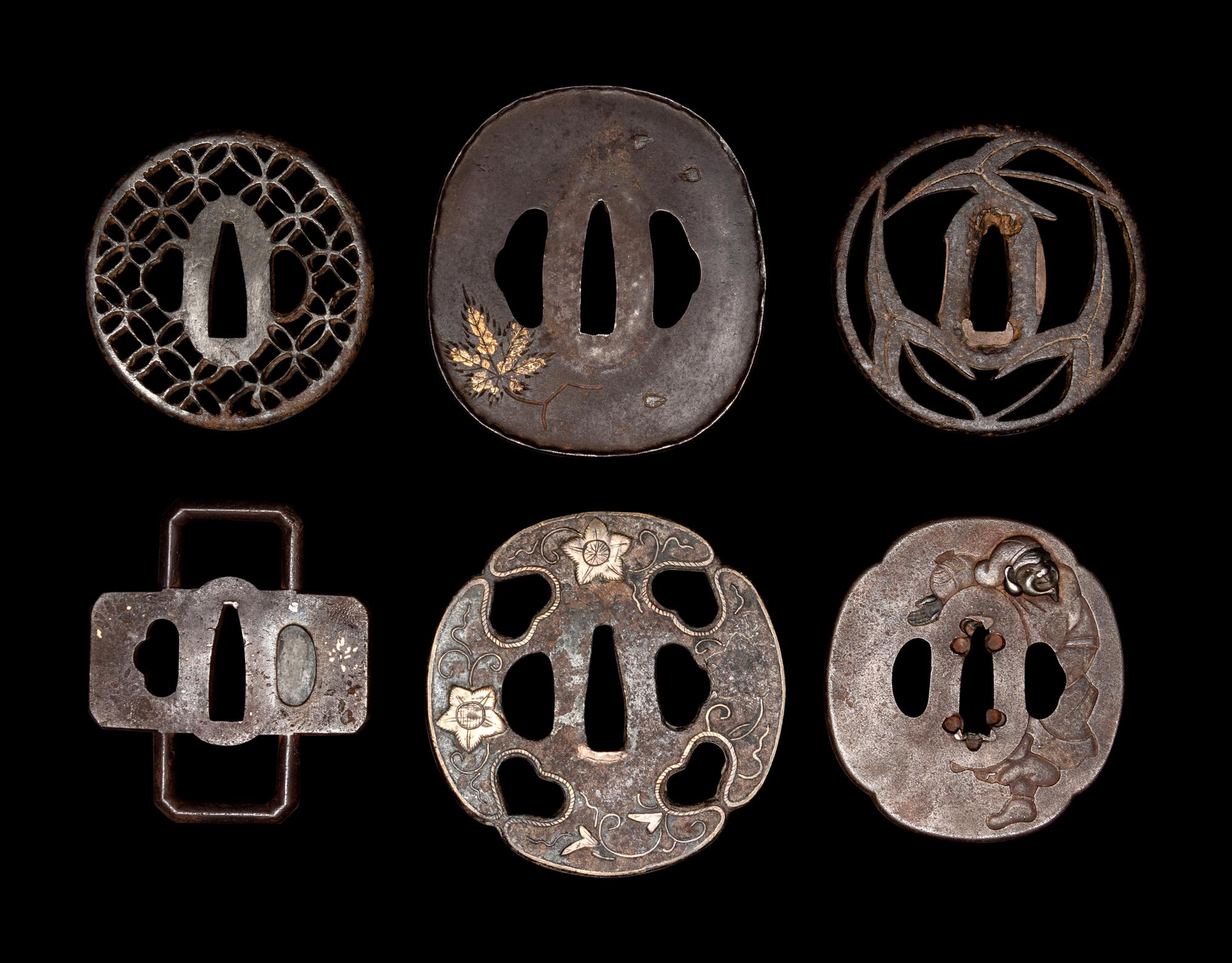 Six Iron Tsuba