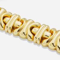 A 14K Yellow Gold Bracelet