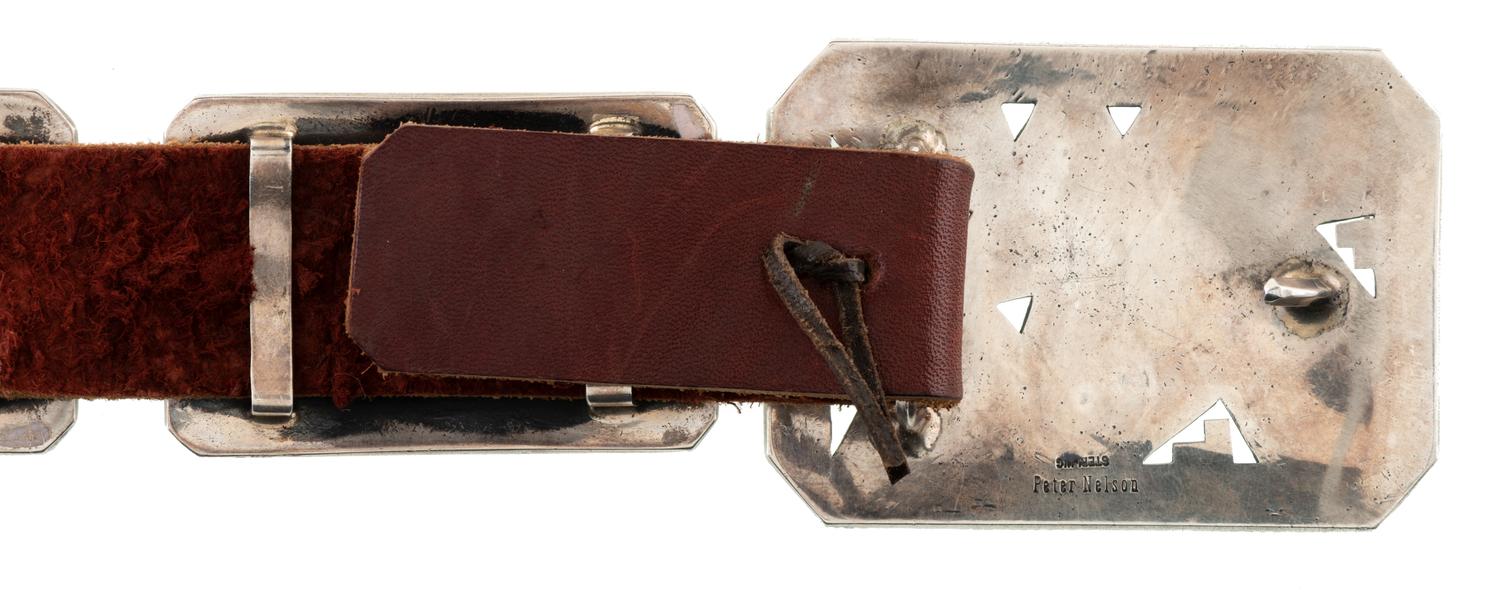Sterling Silver Concha Belt Lot is located and will ship from Denver, Colorado.