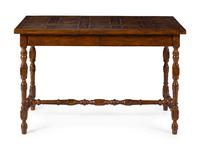 A William and Mary Style Oak Console Table