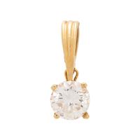 YELLOW GOLD AND DIAMOND PENDANT