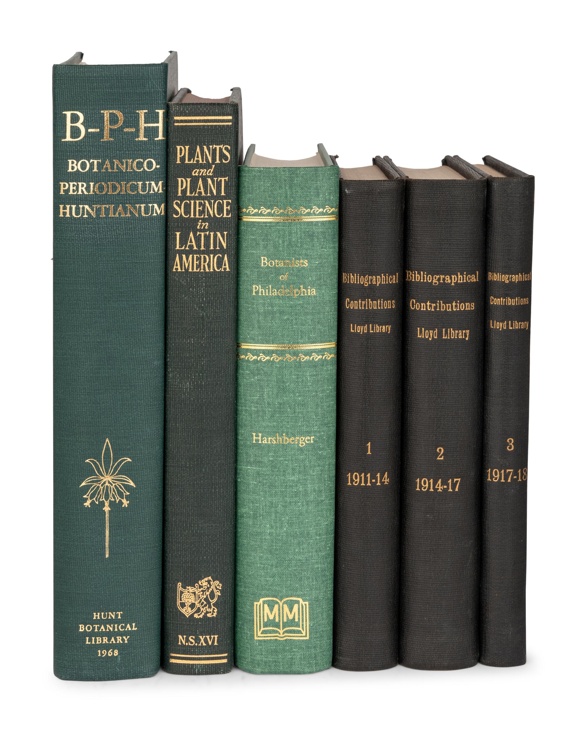 [BIBLIOGRAPHY] -- [BOTANY]. A group of 16 works, including: