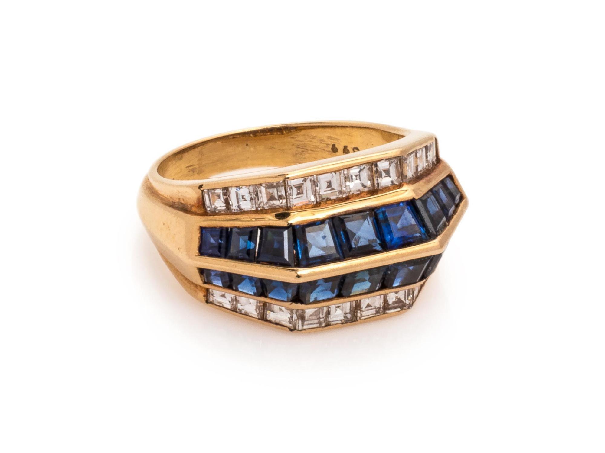 Oscar Heyman & Brothers, Sapphire and Diamond Ring
