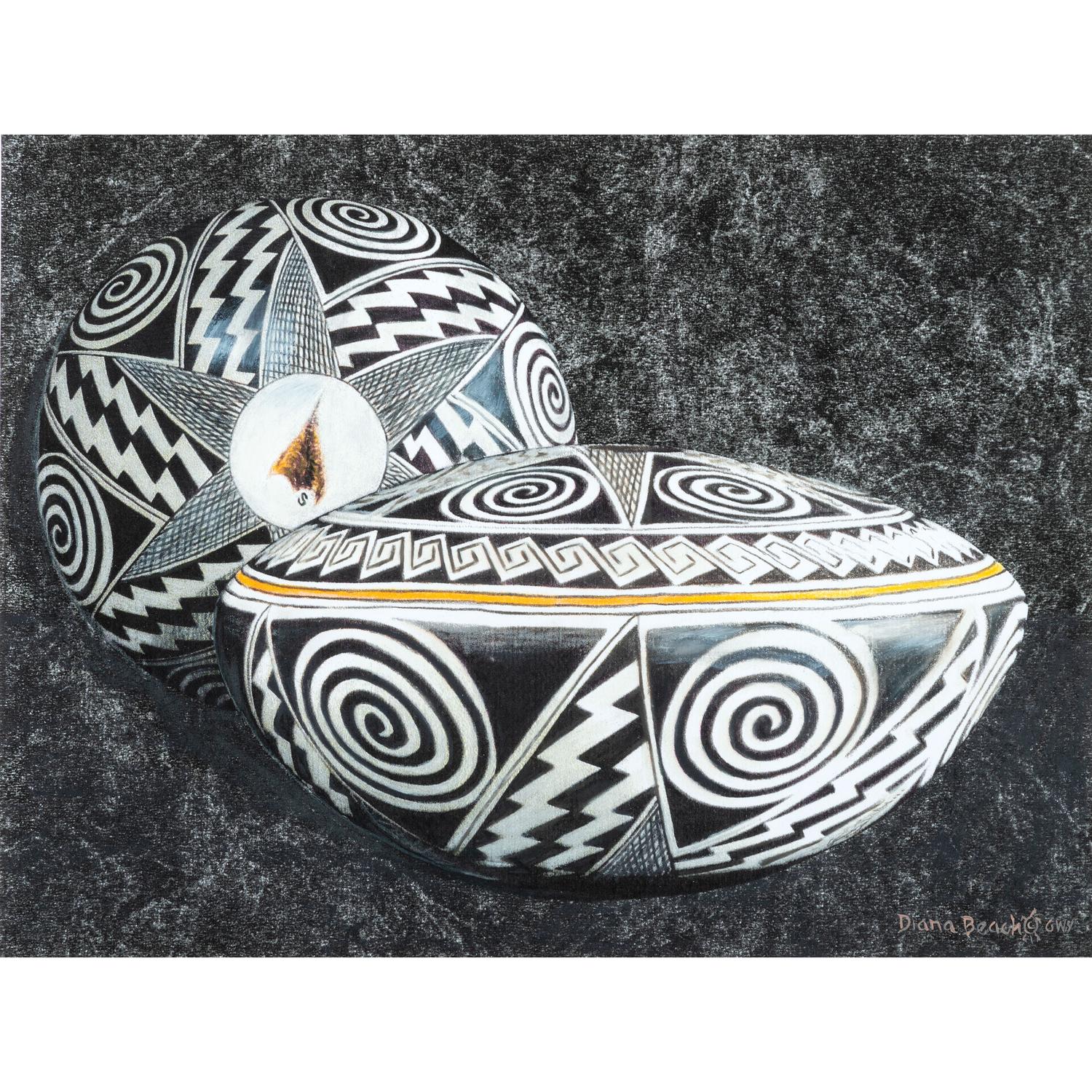 lot of three, untitled pottery