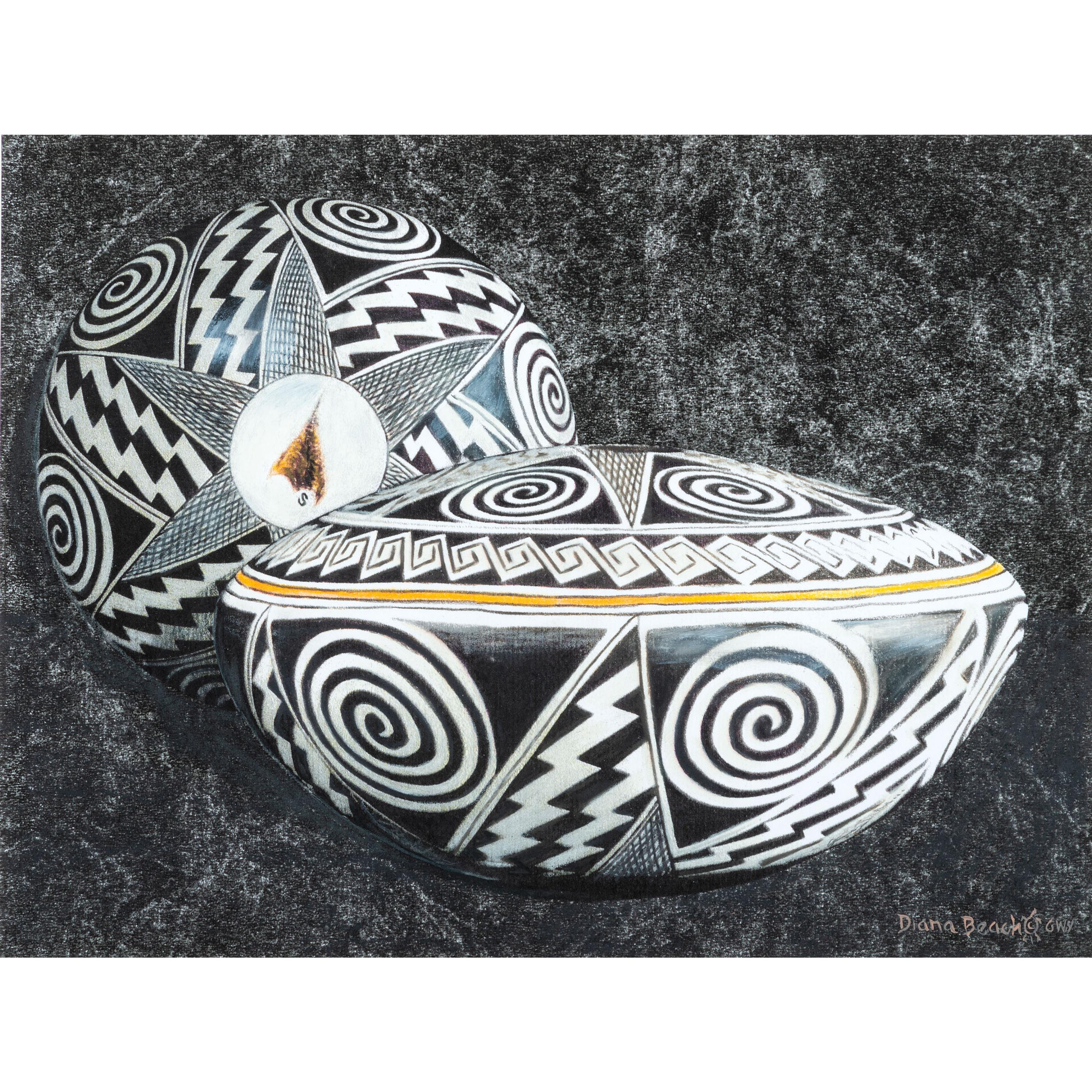 lot of three, untitled pottery