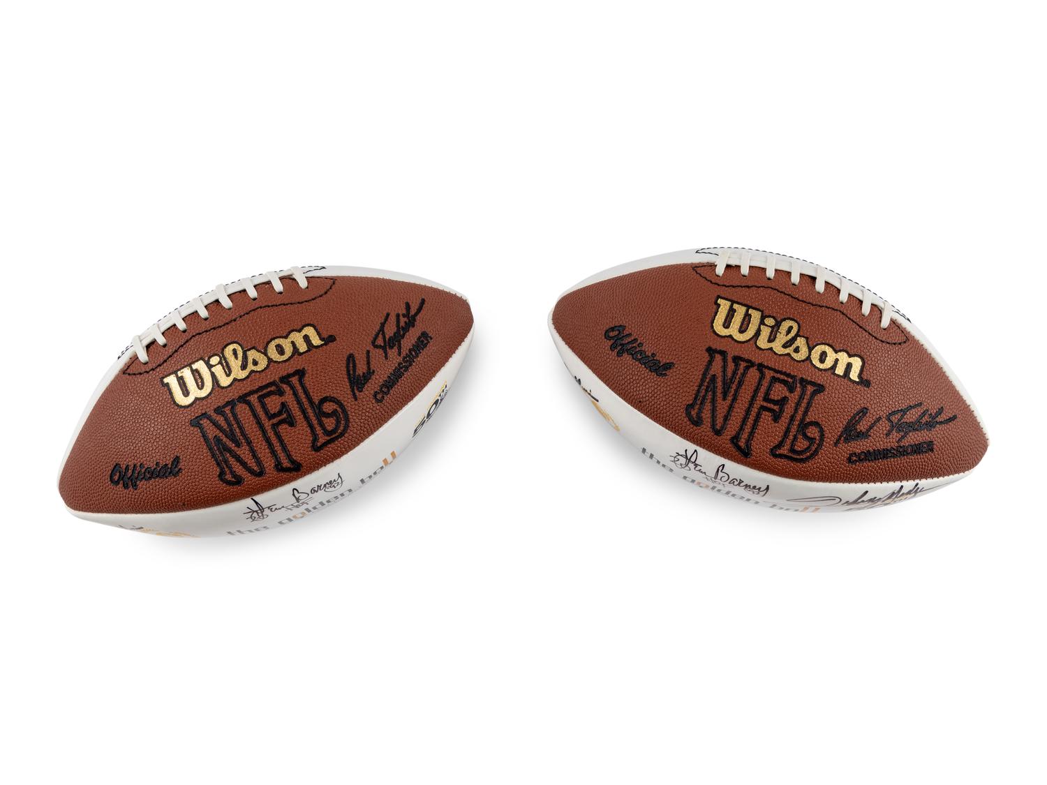A Group of Multi Signed Paul Hornung Celebrity Golf Tournament Autograph Footballs From the Collection of Mike Ditka