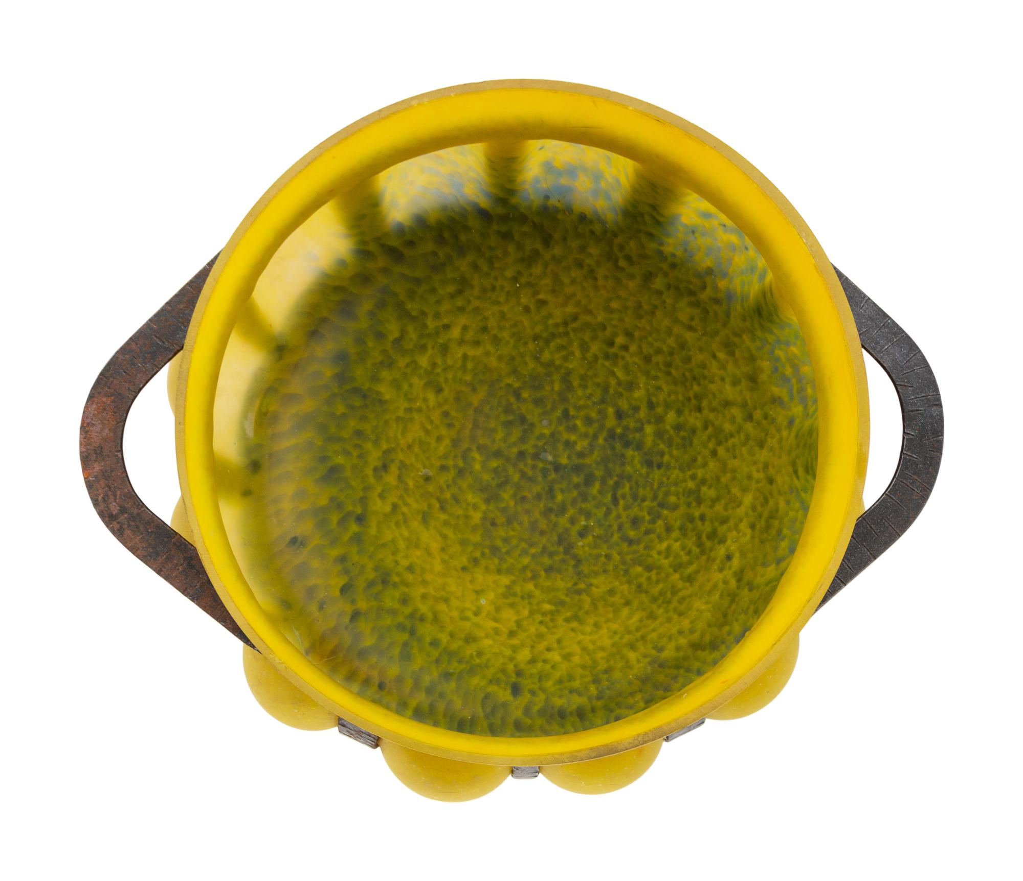 An Art Glass Bowl in the Manner of Charles Schneider
