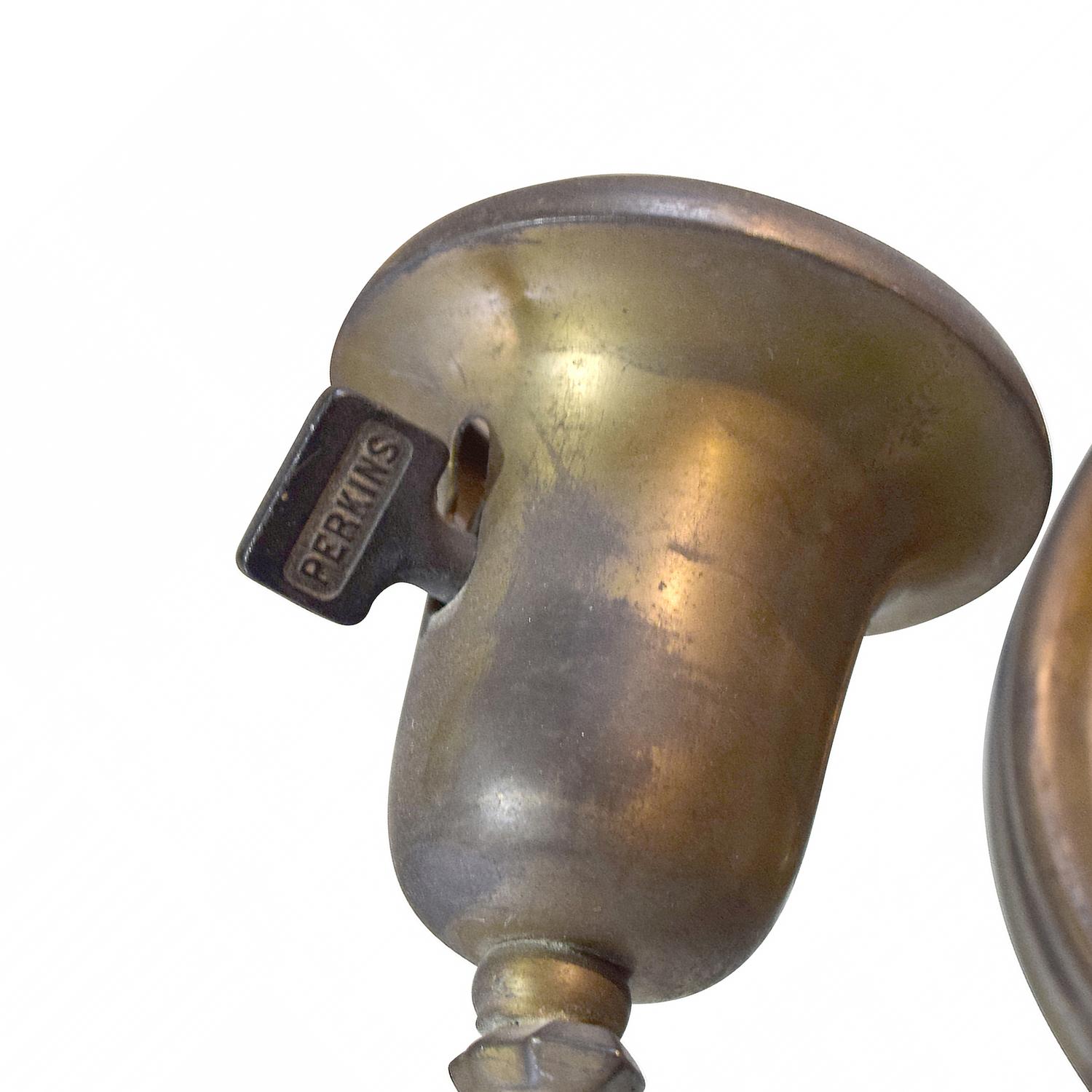 A Brass Two-Arm Sconce 8.5" W x 5" D x 11" H — United States, Circa 1920